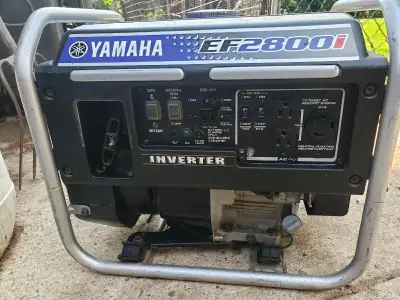 Yamaha EF 2800i Generator inverter. Has not been used for a couple years. Fresh synthetic oil change...