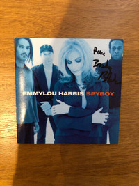 Emmylou Harris Spyboy signed CD Brady Blade