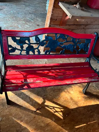 Paint is peeling but otherwise in good shape…