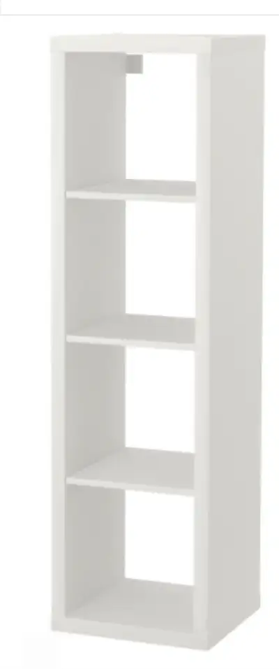 Ikea Kallax 4x1 blanc, View more