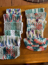 100 percent cotton crocheted dishcloths 