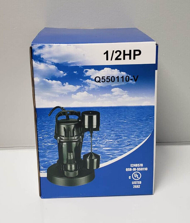 Sump Pump 1/2 HP - Brand New, UL/CSA Certified in Other in City of Toronto - Image 4