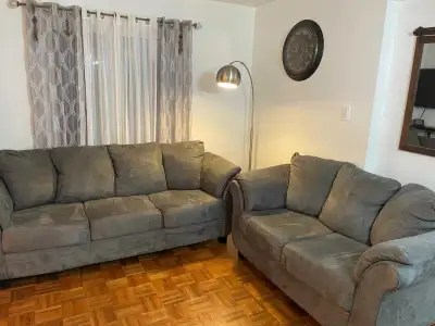 Couches (3 seat and loveseat) , View more
