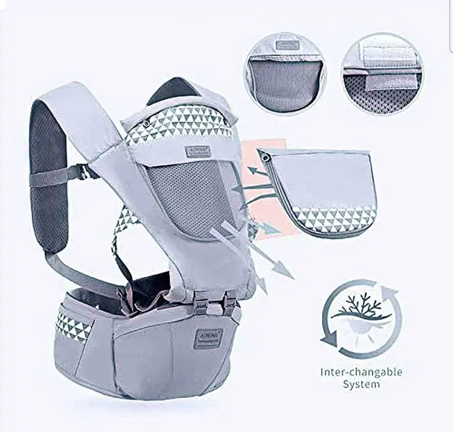 Baby Carrier Ergonomic Backpack Hipseat for newborn Baby Infant in Strollers, Carriers & Car Seats in Oakville / Halton Region - Image 4