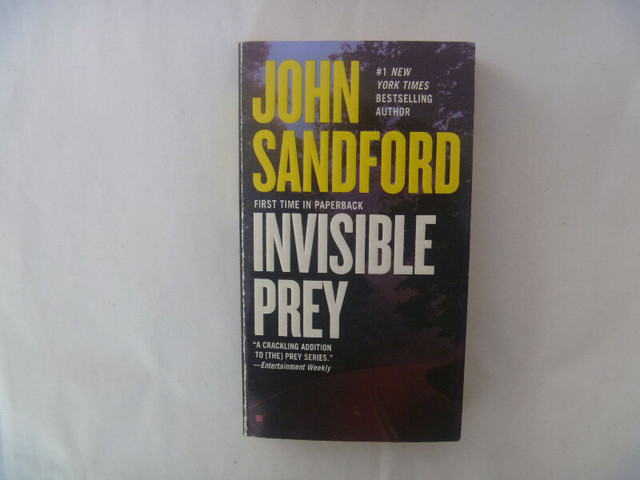 JOHN SANDFORD Invisible Prey Paperback in Fiction in Winnipeg