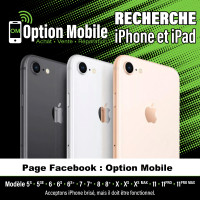 Recherche iPhone/iPad fonctionelle,Brisés etc