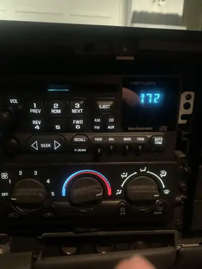 The radio came out of a 1998 Corvette, but fits 2001 -2007 Chevy Silverado truck. Asking $45