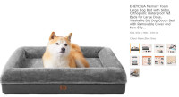 Gently used dog bed for 2 months 97L x 76W x 15H cm