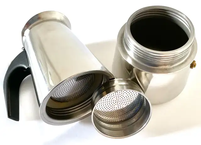 Vintage. Collection. Cafetière italienne en inox ** in Arts & Collectibles in Lévis - Image 8