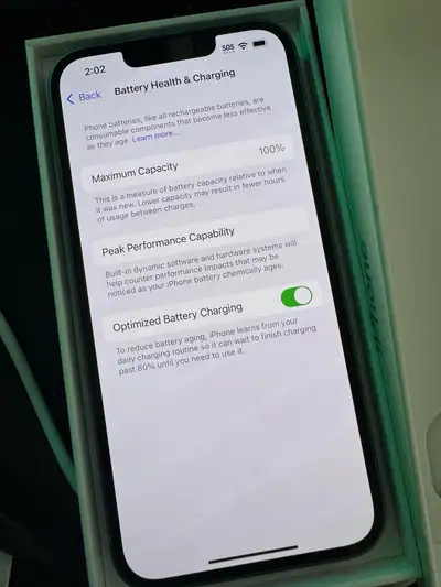 iPhone 14 - Blue - 128GB. 100% Battery Health, View more