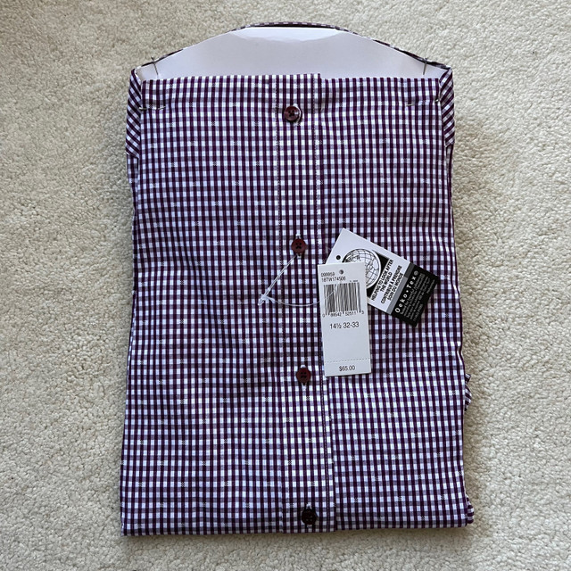Tommy Hilfiger 14.5” 32/33 Slim Fit Long Sleeve Dress Shirt in Men's in Markham / York Region - Image 3