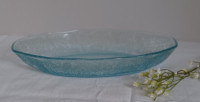 Depression glass in aqua