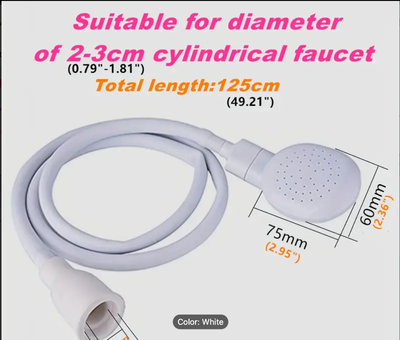 1pc Faucet Washing Hair Shower, View more