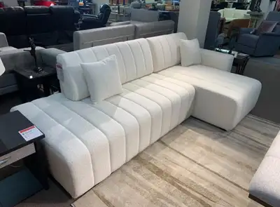 Sofa Brand New Black/White, View more