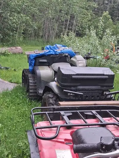 I have 2 ATVs and a 6 wheeler with plow and tracks as well. I live in the country and pick up only....