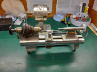Moseley Watchmaker Lathe Collets Lathe Attachments on Borel Base