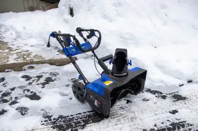 SnowJoe snow thrower, View more