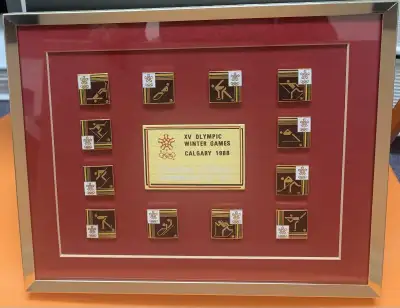 Olympic Winter Games commemorative pins, View more