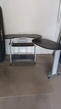Office desk and chair floor mat
