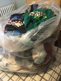 Bag of kids clothes