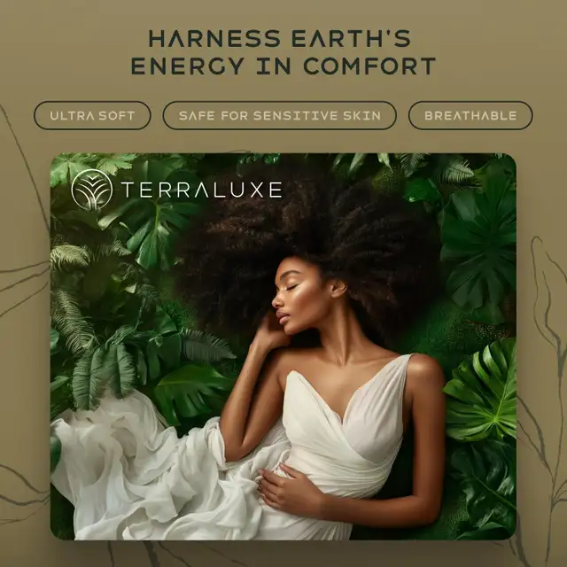 Terraluxe Grounding Bed Sheet (Cali King) in Bedding in City of Montréal - Image 7