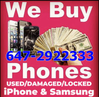 We Buy your USED & BROKEN phone, iPhone+SAMSUNG GALAXY