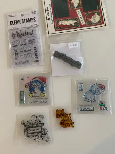 NEW Scrapbooking card making clear stamps , View more