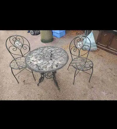 bristro table and chairs, View more