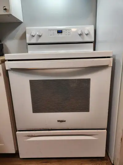 White Whirlpool Electric Range, View more