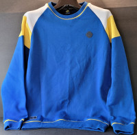 Official Leeds United FC White Label Sweatshirt Sz. L