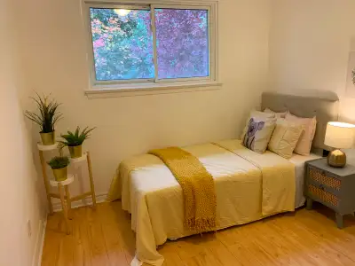 North York Donmills and Finch area detached house upper level one bedroom for rent. Shared bath and...