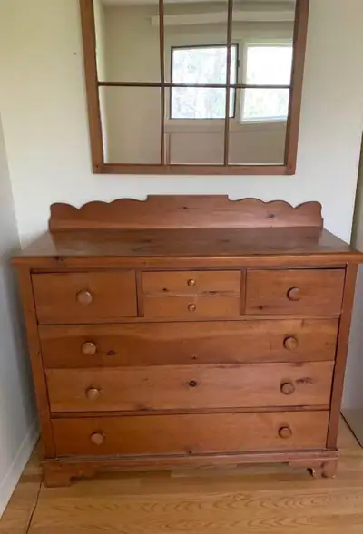 7 Drawer Pine Dresser, View more