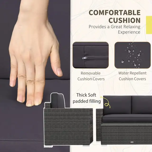 Outdoor Furniture with Table, Wicker Furniture with Loveseat and in Patio & Garden Furniture in Markham / York Region - Image 7