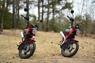 The perfect adventure bike with super fuel economy and versatility to explore wild paths. Alaska tri...