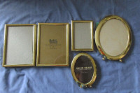 Brass photo frames