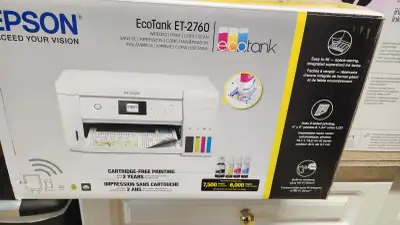 Epson EcoTank ET-2760 Wireless Color All-in-One Cartridge-Free Supertank Printer with Scan and Copy...