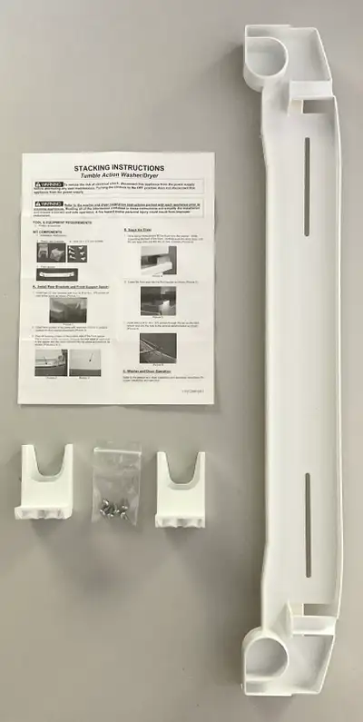 Washer & Dryer Stacking Kit – Whirlpool/Kenmore OEM – 27‑Inch, View more