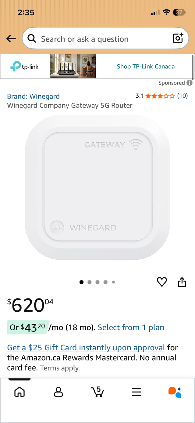 Winegard Gateway 5G Router with SIM card in Networking in City of Toronto - Image 7