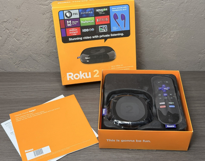 Roku 2 Streaming Player Smart TV Box - With Remote w/ Box, View more