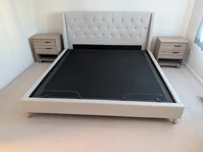 King Adjustable Bed Base – 6 Months Old, Massage + Remote, View more