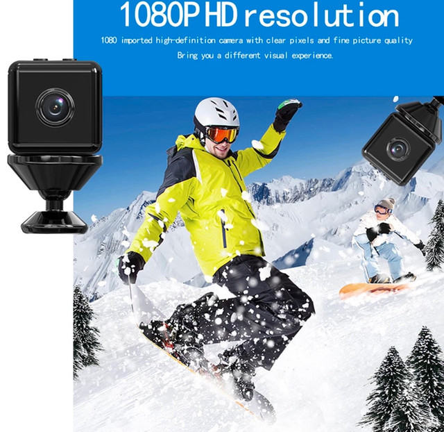 F9 Camera WiFi 4K HD Voice Recorder Mini Video Night Vision  in General Electronics in Gatineau - Image 3