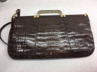 Purchased in Italy - Vintage, Authentic Large Crocodile Purse.
