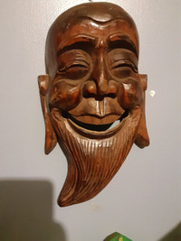 MASKS WOOD CARVED, CERAMIC, WOOD FIGURES