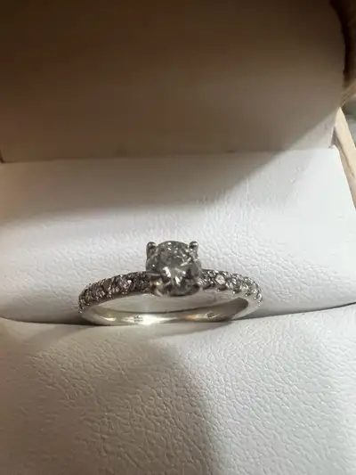 14 k diamond ring , View more