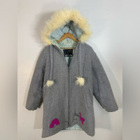 90s rétro inuit parka wool