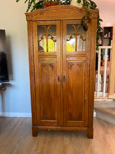 Antique Cabinet - 33" wide x 57" high