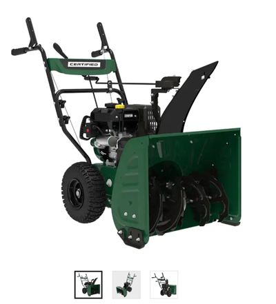 224cc 2-Stage Gas Snowblower with Electric Start 24-in Used Once, View more