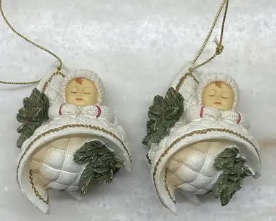 Avon Baby's First Christmas Ornaments, View more