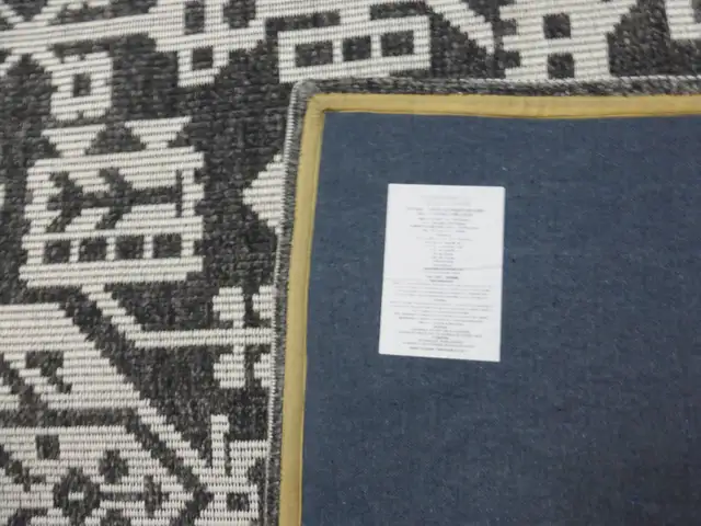NEW Large Flatweave Southwestern Thick Grey Ivory Area Rug -7x10 in Rugs, Carpets & Runners in Ottawa - Image 7