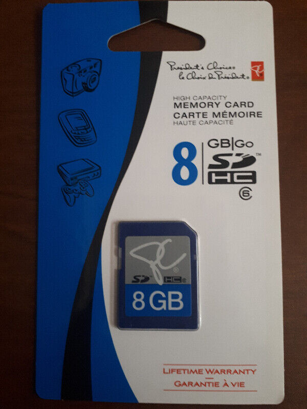 8GB SD Memory Card in Flash Memory & USB Sticks in Red Deer